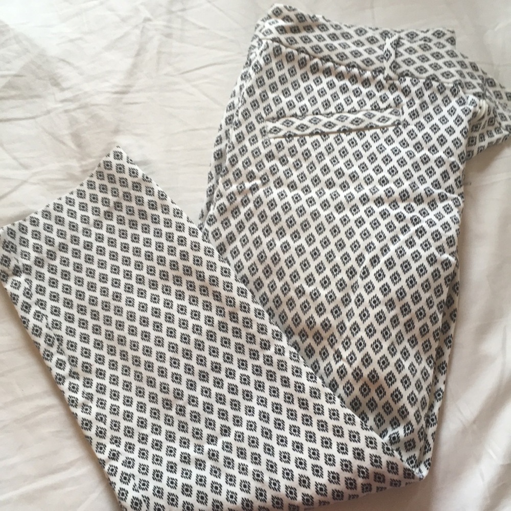 Gap Patterned Slim Cropped Pants